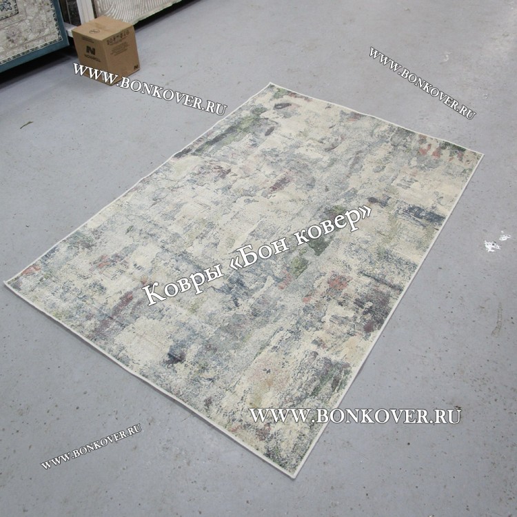 Бельгийский ковер из артшелка дизайн 107 Разноцветный